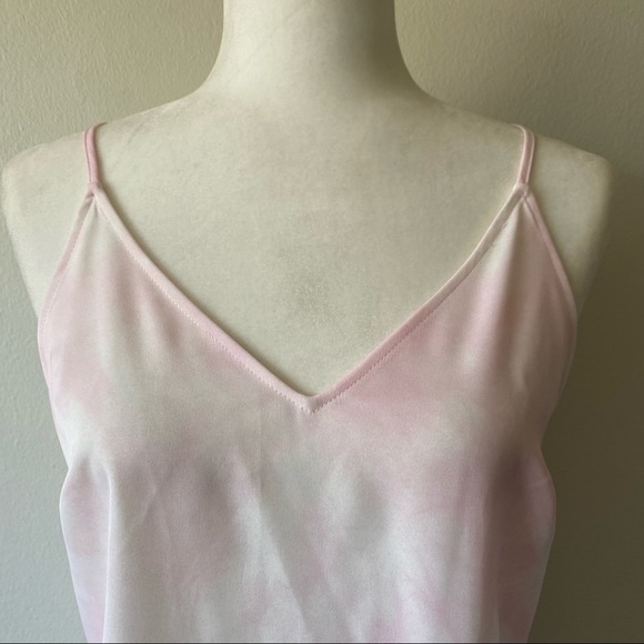 NWT Pink Tie Dye Spaghetti Strap Tank Top - Picture 2 of 10